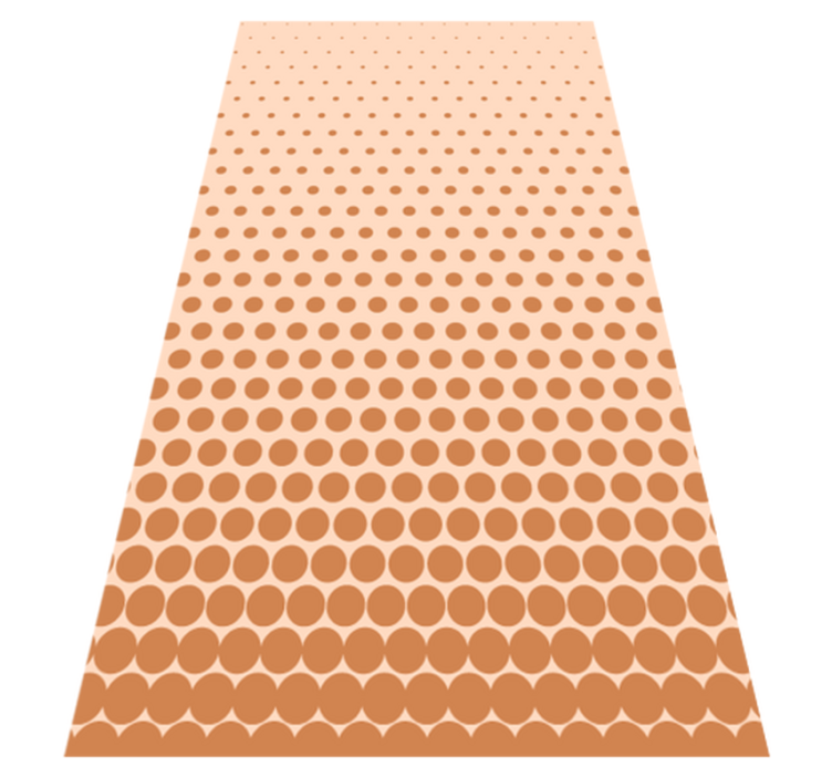 Spadające geometryczne dywany w kolorowe kropki - TenStickers