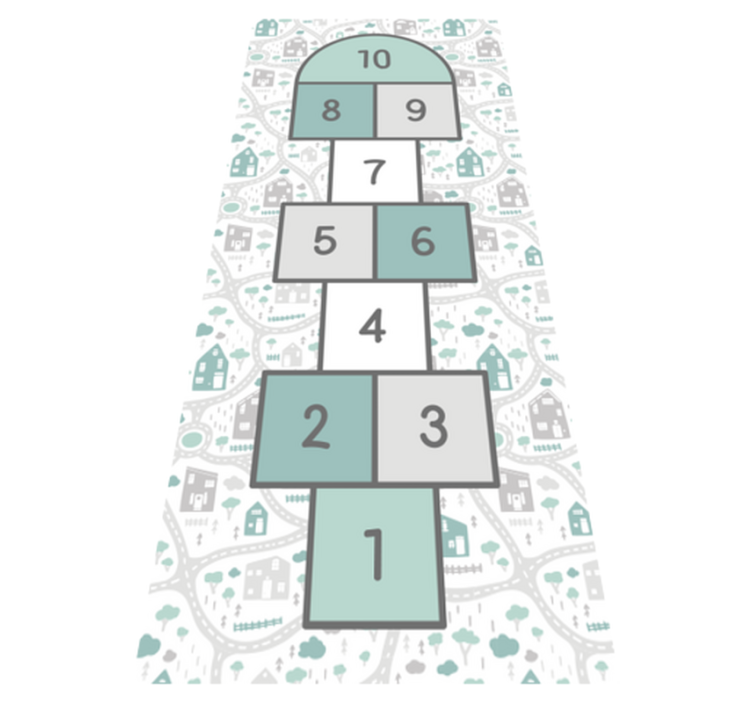 Dywan winylowy do gry dla dzieci - TenStickers