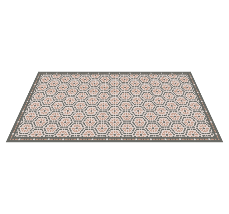 Gotyckie portugalskie płytki jako dywan  - TenStickers