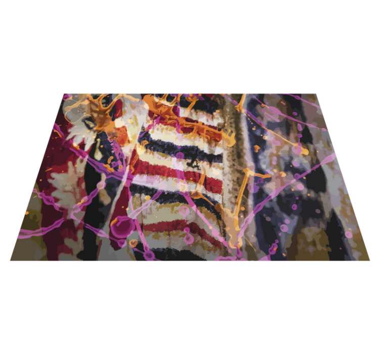 Dywan winylowy tekstura abstrakcyjny przepływ kolorów - TenStickers