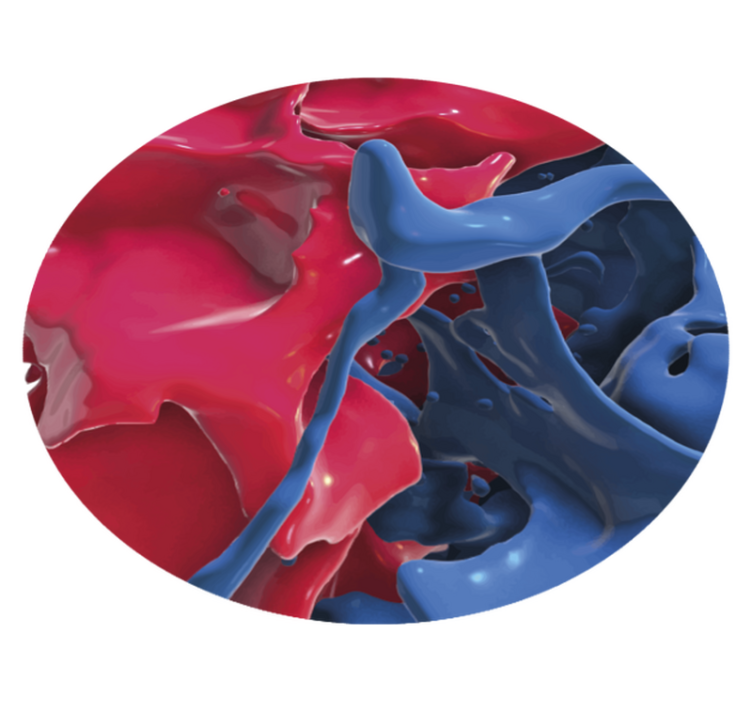 Dywan winylowy tekstura abstrakcyjny strumień kolorów - TenStickers