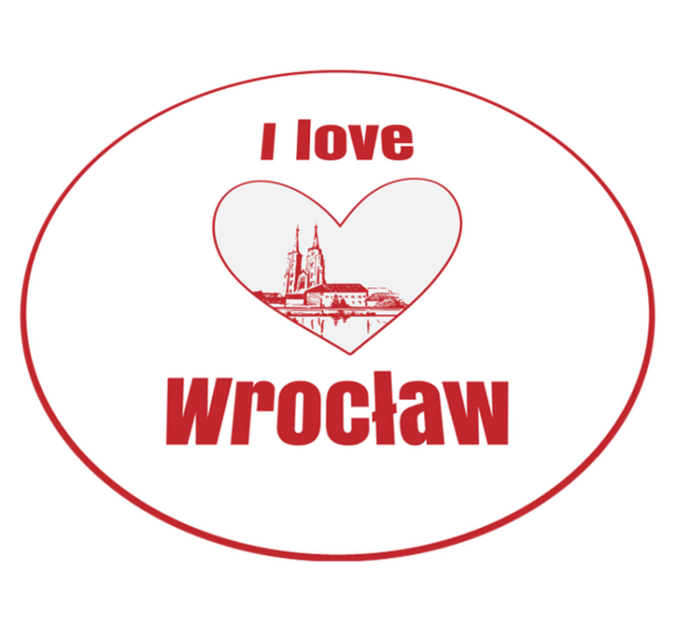 Uwielbiam niestandardową matę winylową wrocław - TenStickers