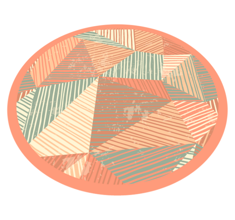 Dywan winylowy do gabinetu ciepłe kolory - TenStickers