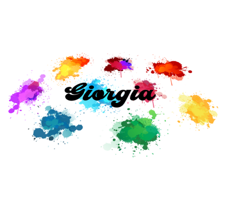 Dywan winylowy dla nastolatków okrągły wzór z plamami - TenStickers