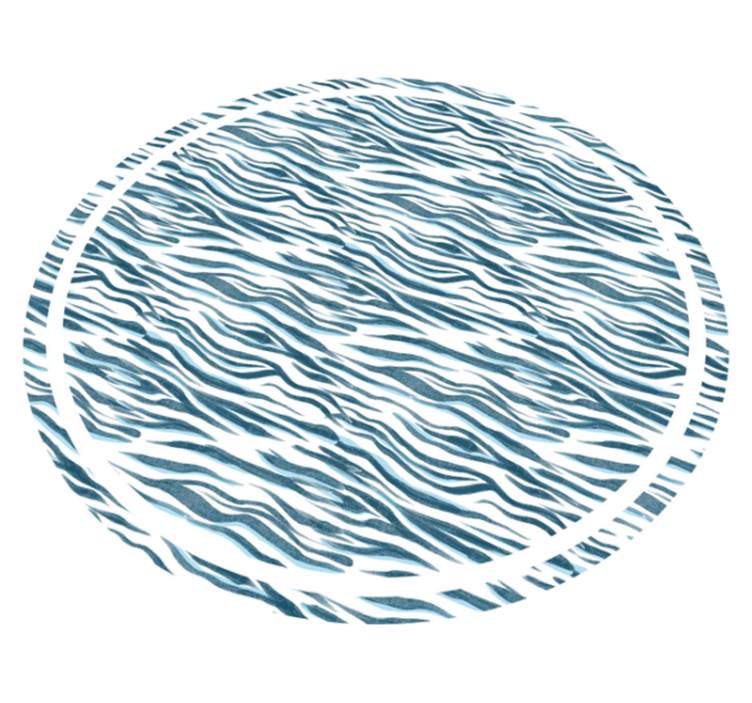 Dywan winylowy do biura Niebieskie fale - TenStickers