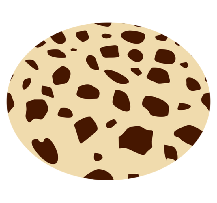 Dywan winylowy do biura Plamy żyrafy - TenStickers