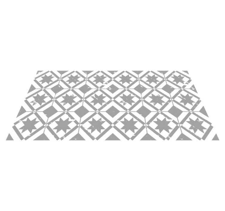 Dywan winylowy do łazienki szara płytka Pantone - TenStickers