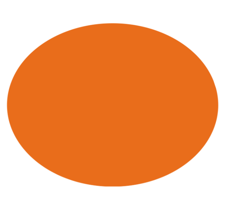 Dywan nowoczesny w kolorze pomarańczowym - TenStickers