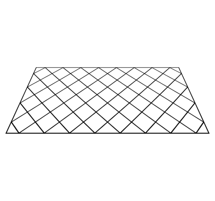 Dywan winylowy wzór geometryczny eleganckie czarne wzory - TenStickers