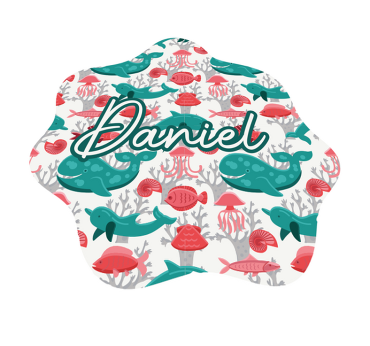 Dziecięcy dywan winylowy niestandardowa wyprawa podwodna - TenStickers