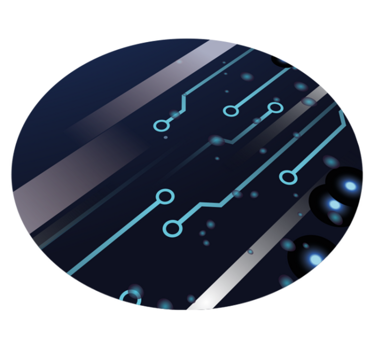 Dywan winylowy dla nastolatków wzór płytki drukowanej - TenStickers