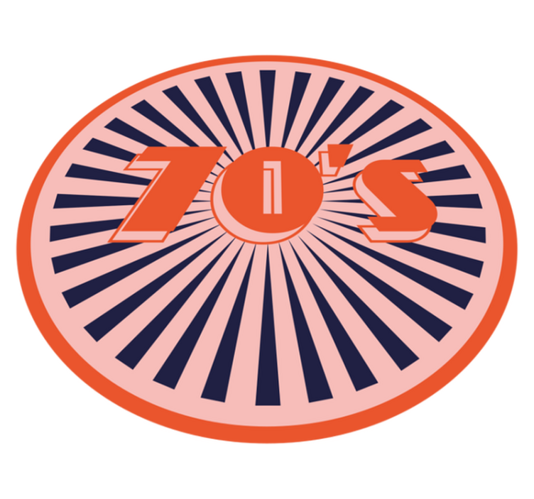 Dywan winylowy retro retro styl z lat 70-tych - TenStickers