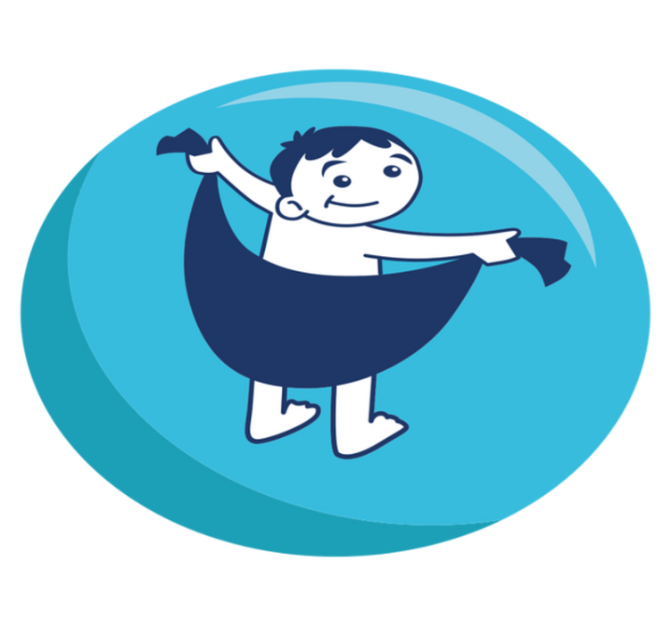 Dziecięcy dywan winylowy radosna zabawa dziecka - TenStickers