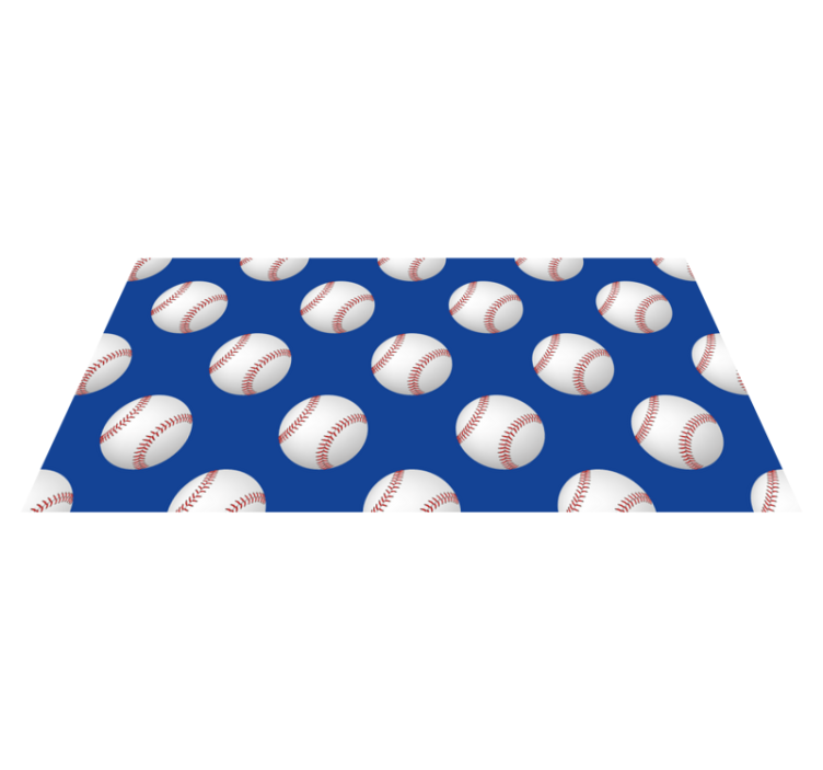 Dywan winylowy z grą motyw baseballowy - TenStickers