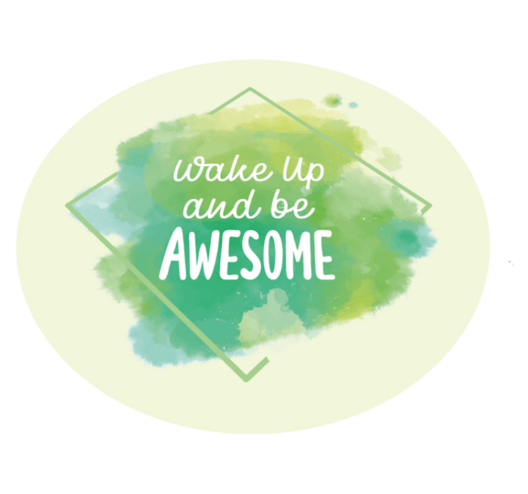 Dywan winylowy napisy uwolnić coś niezwykłego - TenStickers