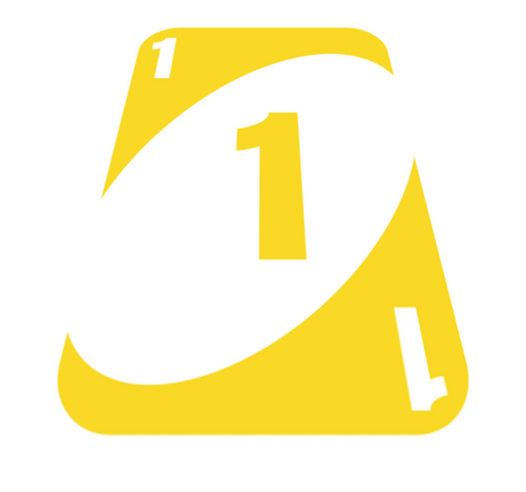 Dywan winylowy z grą żółty numer jeden - TenStickers