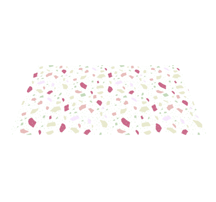 Dziecięcy dywan winylowy dynamiczne kolorowe kształty - TenStickers