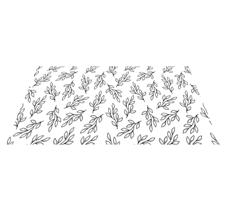 Dywan winylowy natura wzór gałęzi liściastych - TenStickers