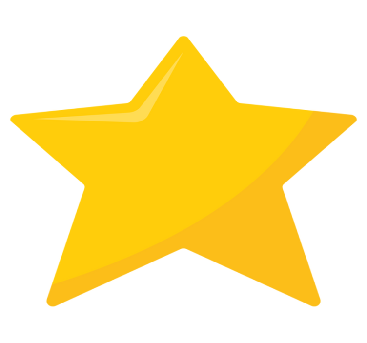 Dywan winylowy dla nastolatków jasny kształt gwiazdy - TenStickers