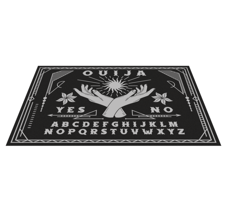 Dywan winylowy mapa świata projekt rąk ouija - TenStickers