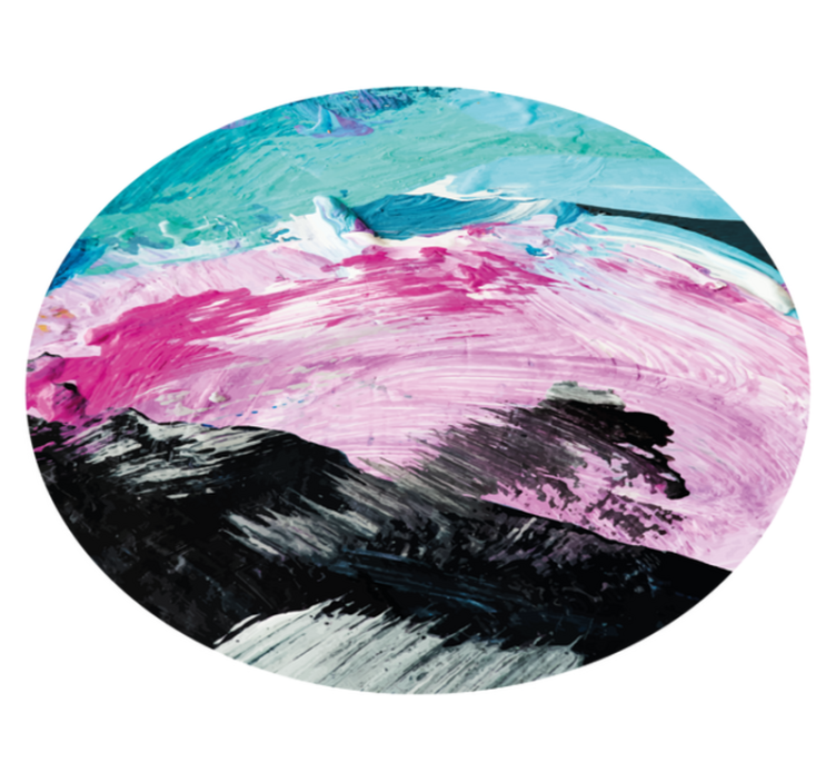 Dywan winylowy tekstura żywy abstrakcyjny wir - TenStickers