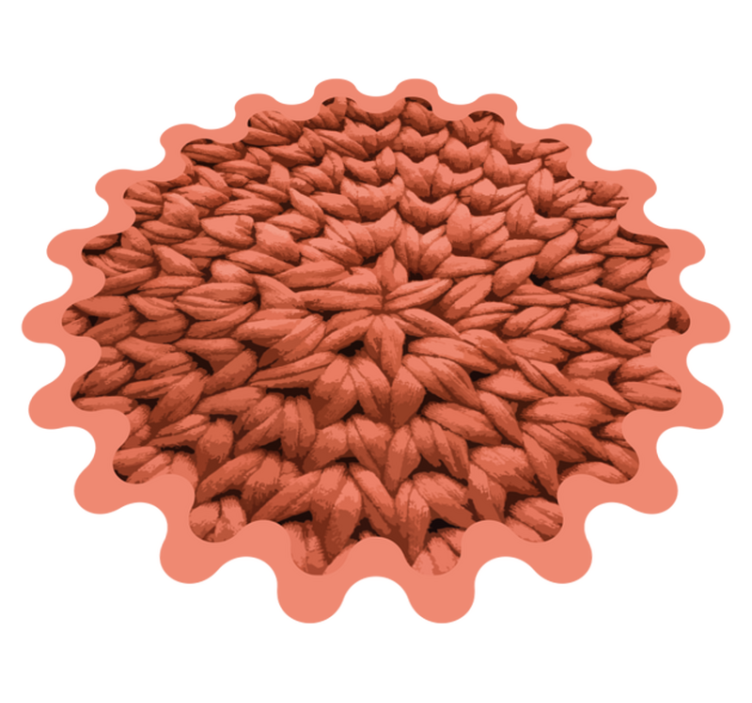 Dywan winylowy natura motyw liścia - TenStickers