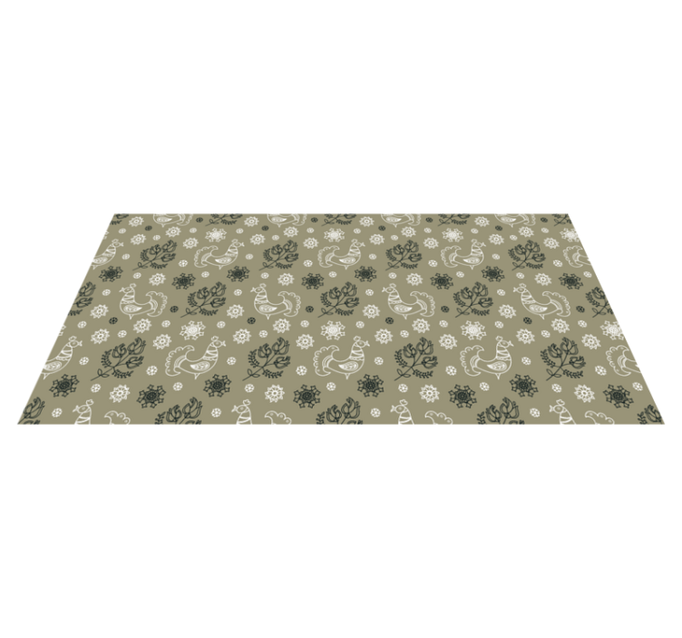 Dywan winylowy z imieniem urocze motywy zwierzęce - TenStickers