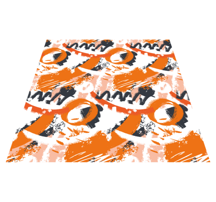 Nowoczesny dywan winylowy abstrakcyjne kształty wybuchają - TenStickers