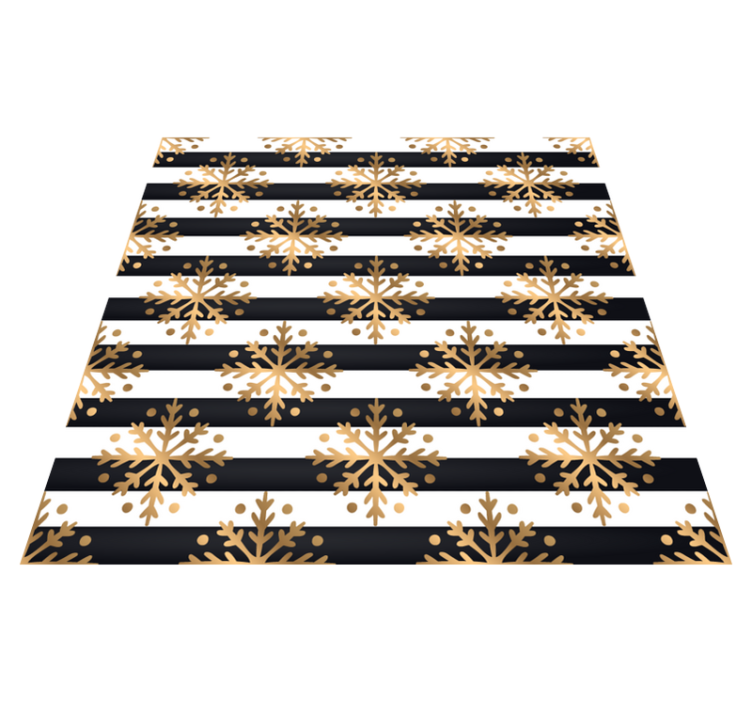 Dywan winylowy Boże Narodzenie elegancki wzór płatka śniegu - TenStickers