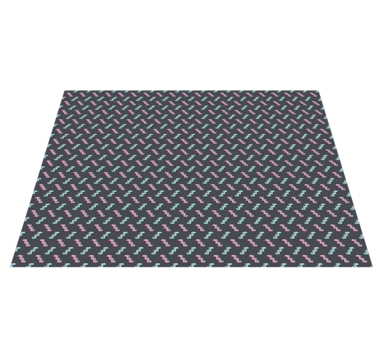 Dziecięcy dywan winylowy kolorowe faliste kształty - TenStickers