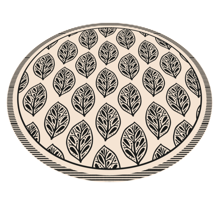 Dywan winylowy natura wzór liścia - TenStickers