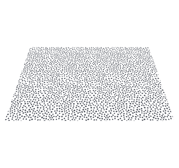 Dziecięcy dywan winylowy motyw czarnych kropek - TenStickers