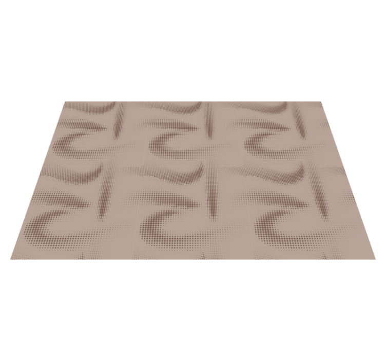 Dywan winylowy do salonu miękkie, teksturowane zawijasy - TenStickers