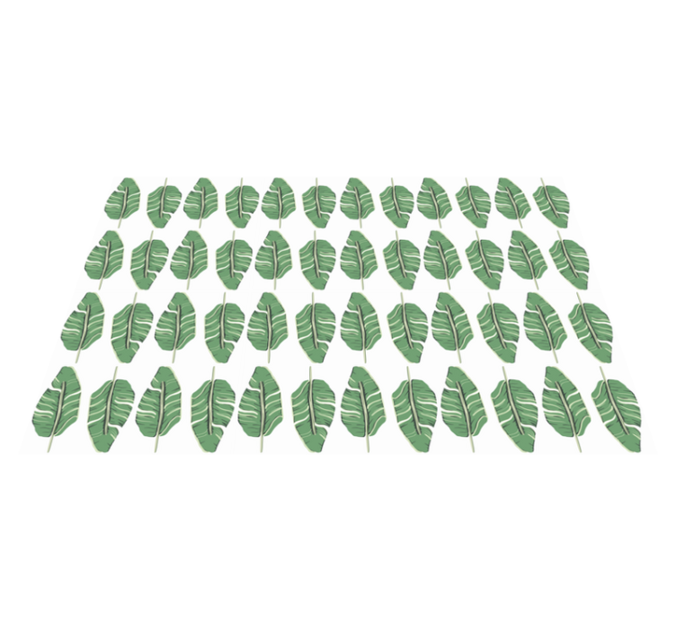 Dywan winylowy natura bogaty motyw liścia - TenStickers