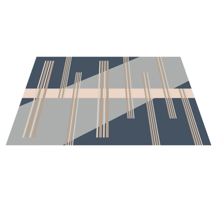 Dywan winylowy w paski estetyka pasków - TenStickers