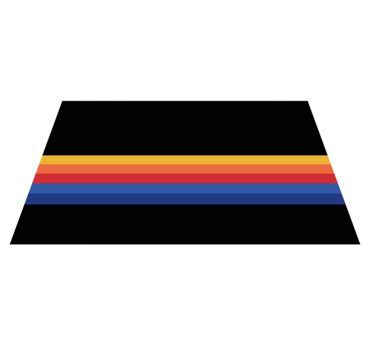 Dywan winylowy w paski minimalistyczny akcent w paski - TenStickers