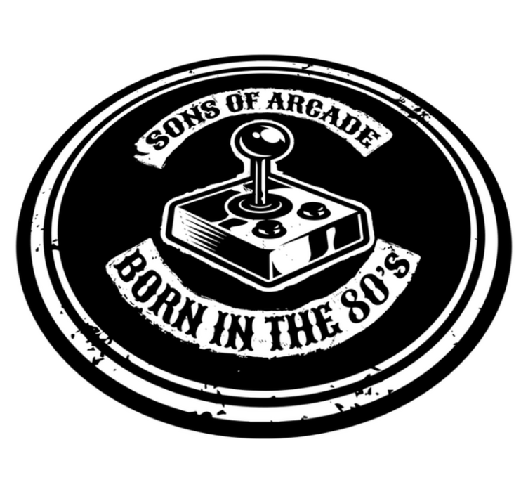 Dywan winylowy napisy Synowie lat 80-tych - TenStickers