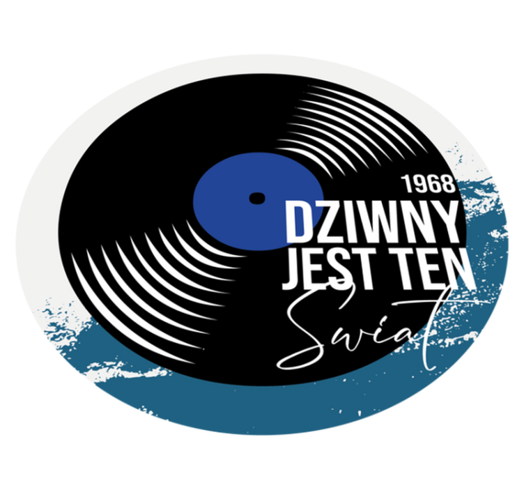 Dywan winylowy retro Płyta z 1968 - TenStickers