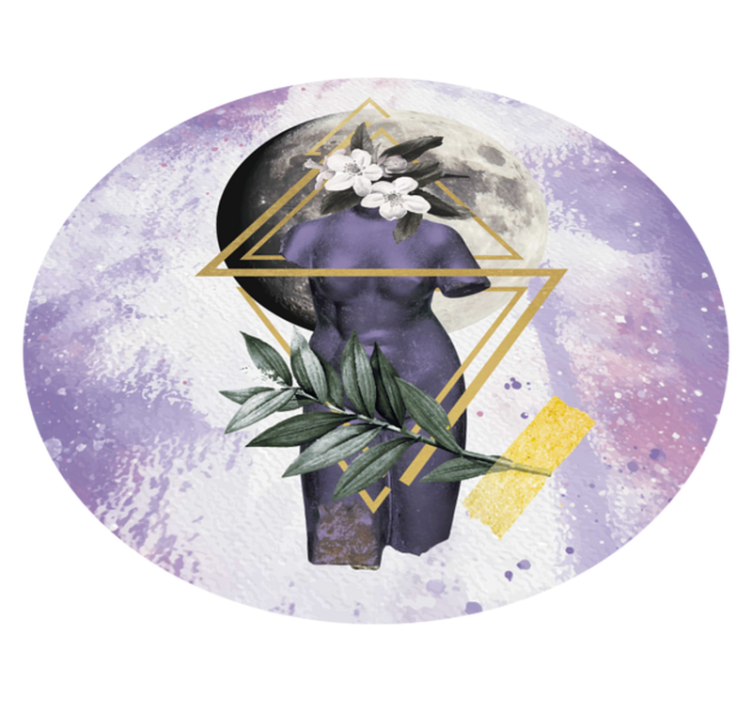 Nowoczesny dywan winylowy Cyfrowy kolaż - TenStickers