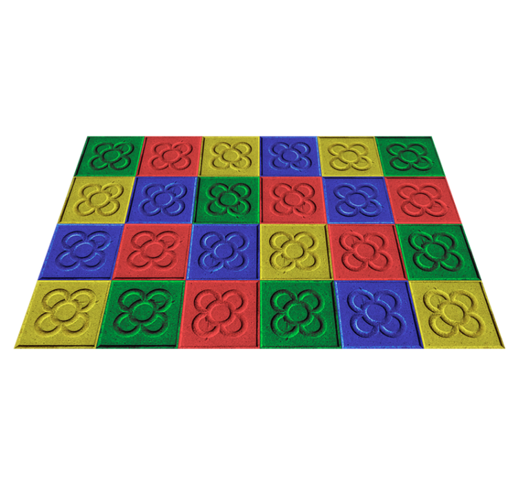 Dywan winylowy do dużego pokoju w stylu pop-artu - TenStickers