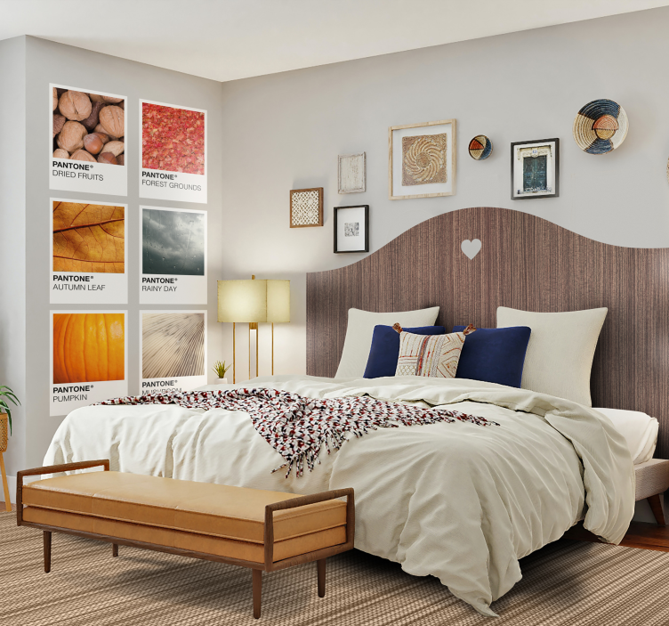 Dywan winylowy tekstura imitacja włókien naturalnych - TenStickers