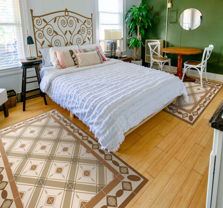 Portugalski dywan winylowy do salonu - TenStickers