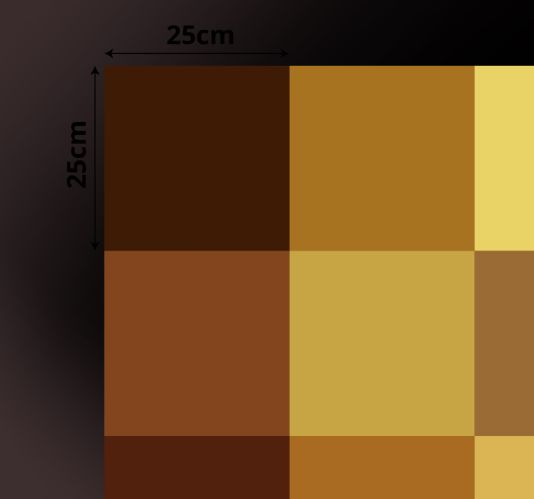 Dywan winylowy wzór geometryczny wzór w niebieską kratkę - TenStickers