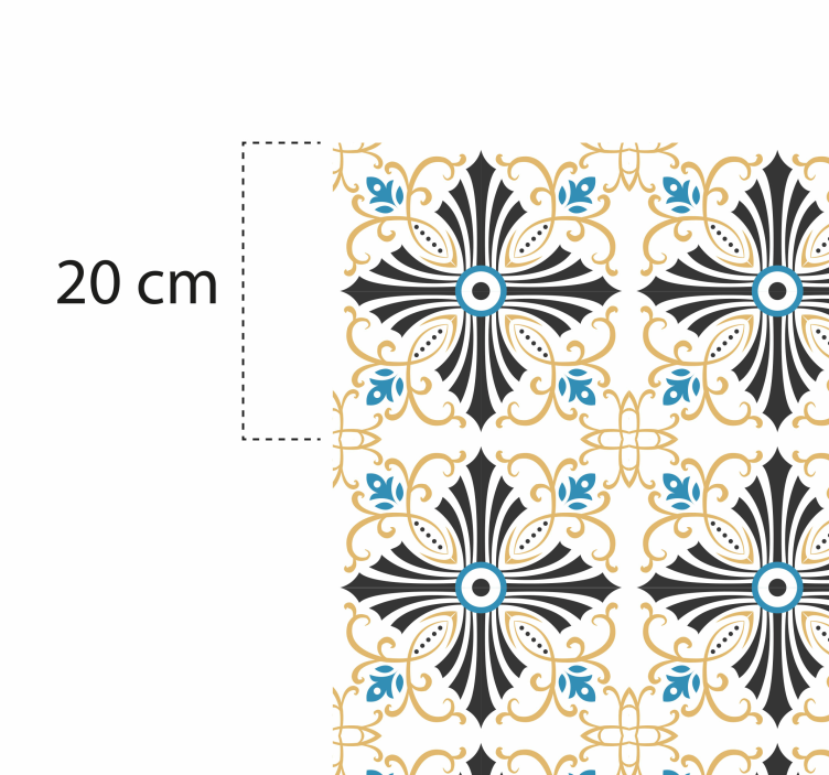 Dywan winylowy z mozaiką elegancki styl mozaikowy - TenStickers