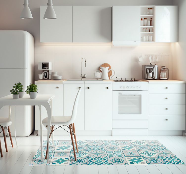 Mata winylowa turkus - TenStickers