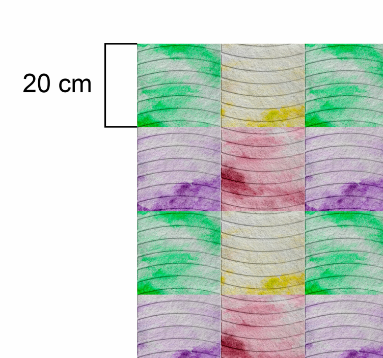 Dywan winylowy do dużego pokoju płytki - TenStickers