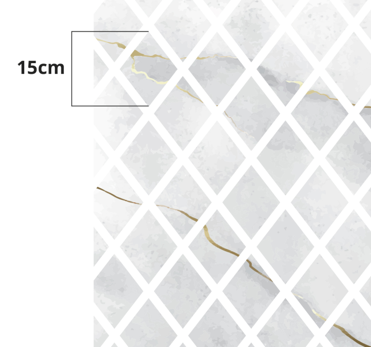 Dywan winylowy do kuchni kamienia diamentowego i beija - TenStickers