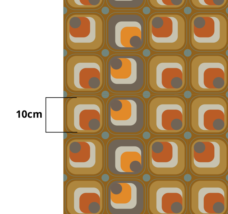 Dywan winylowy retro bloki w stylu retro - TenStickers