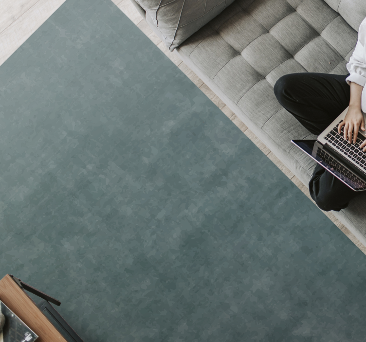 Dywan winylowy w stylu nordyckim w kolorze jasnozielonym - TenStickers