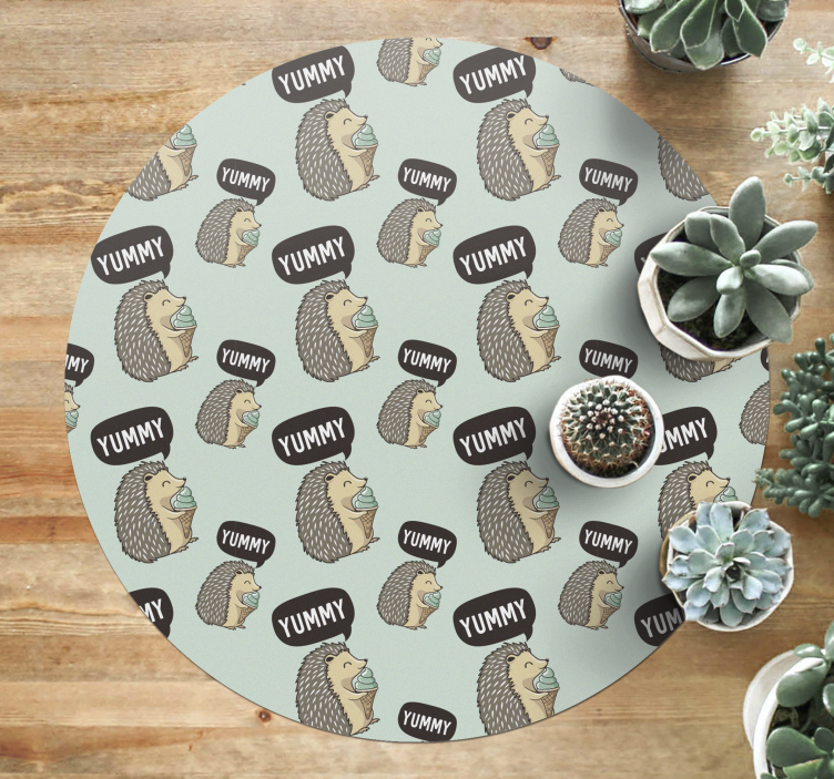 Dywan winylowy dla dziecka jeżowa rozkosz - TenStickers